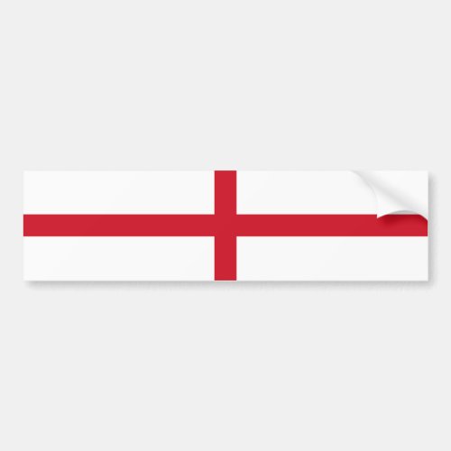 England Flag Bumper Sticker