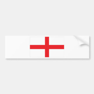 england-flag bumper sticker