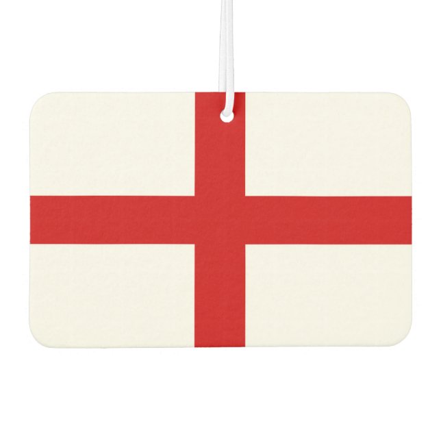 England Flag Button Air Freshener (Front)