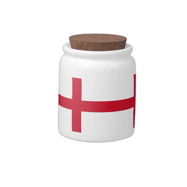 England Flag Candy Jar (Left)