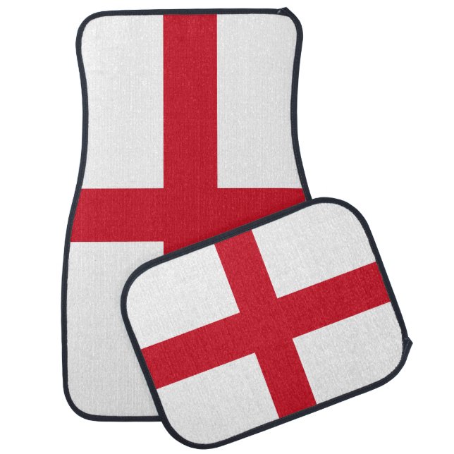 England Flag Car Floor Mat (Set)