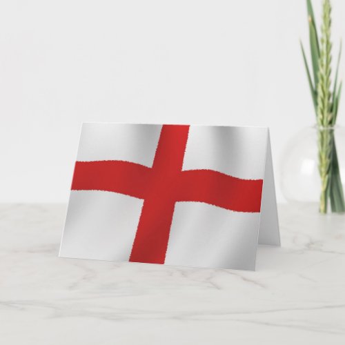 England Flag Card