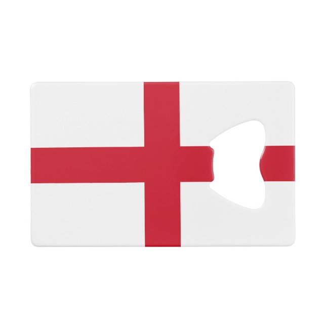 England Flag Credit Card Bottle Opener (Front (Horizontal))