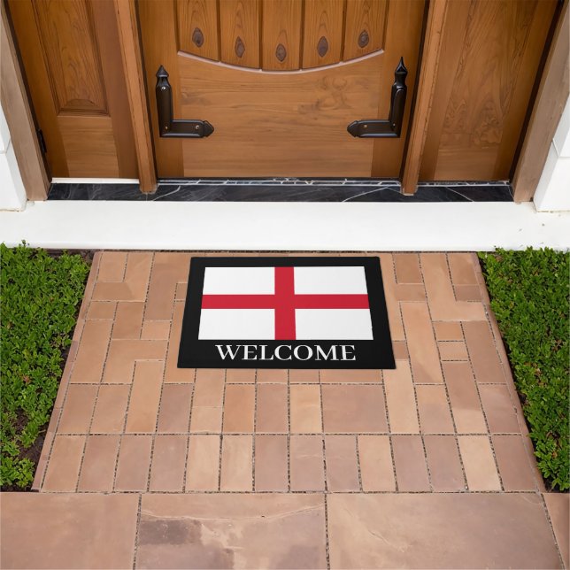England flag doormat for home or business (Outdoor)