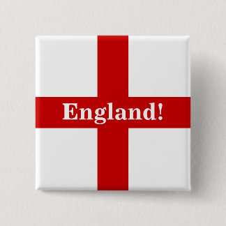 England Flag - Engerland! Engerland! Pinback Button
