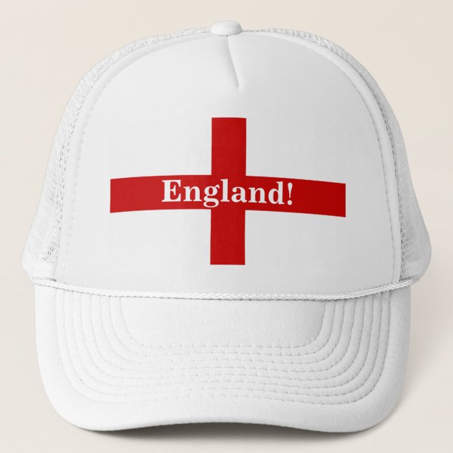 England Flag - Engerland! Engerland! Trucker Hat (Front)