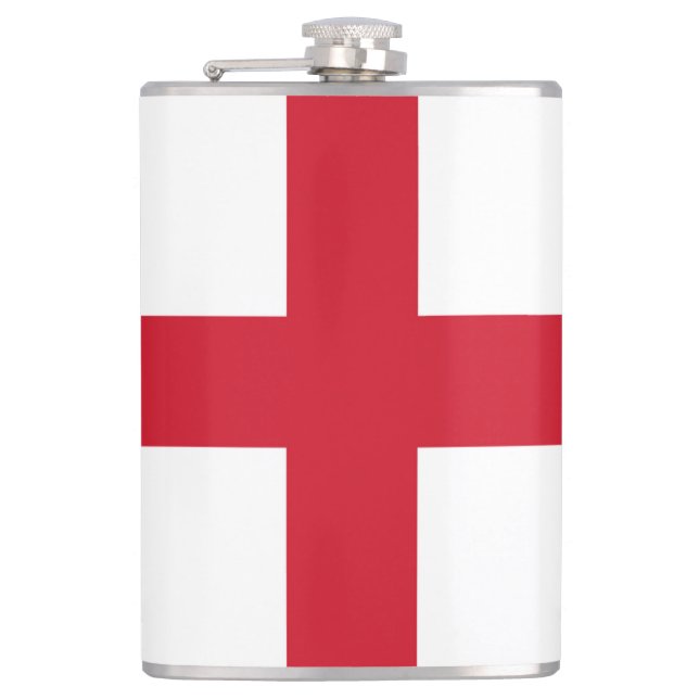 England Flag flacnt Flask (Front)