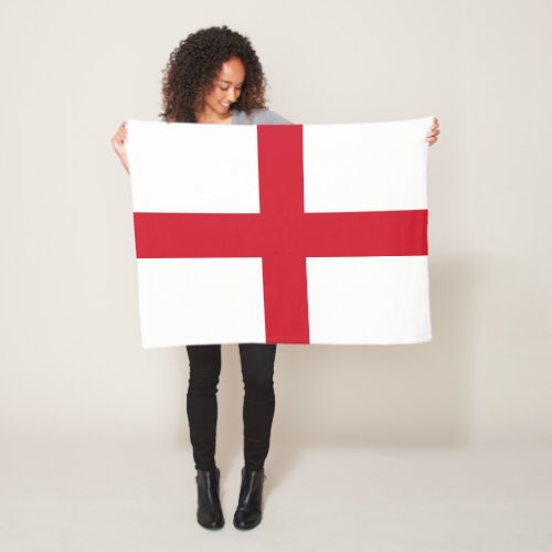 England Flag Fleece Blanket