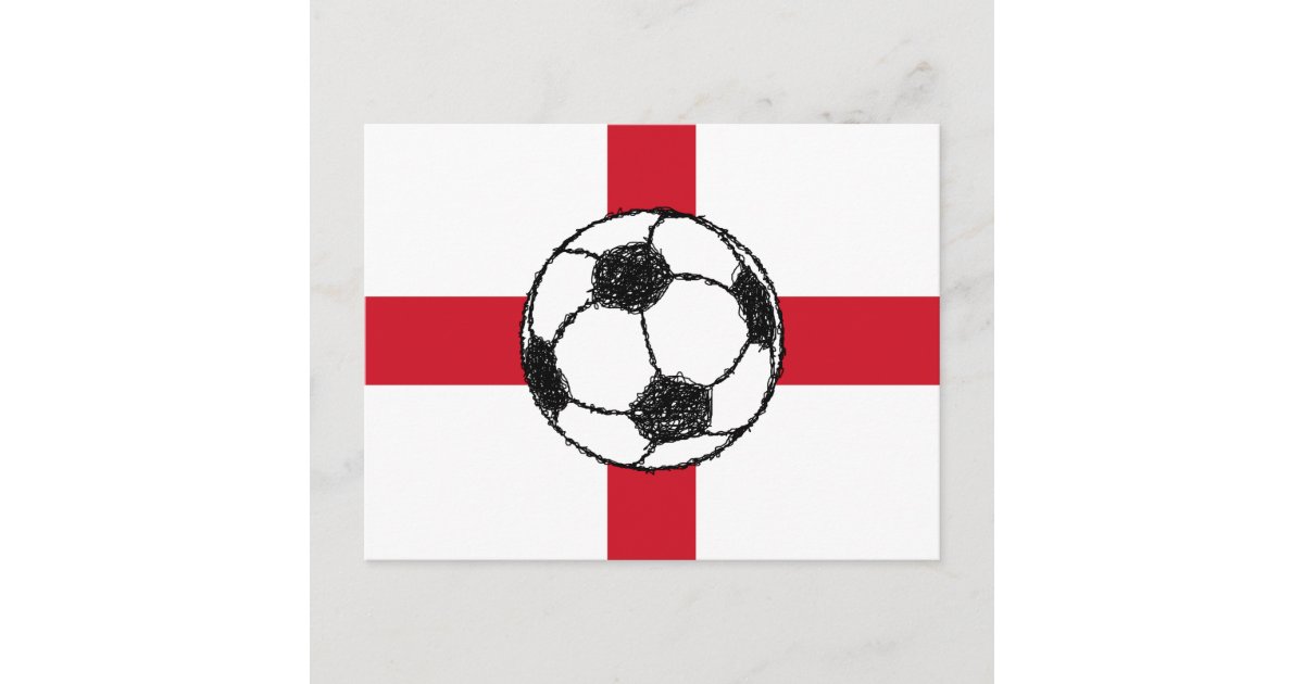 England Flag Football Ball Postcard Zazzle england-flag-football-ball-postcard-zazzle