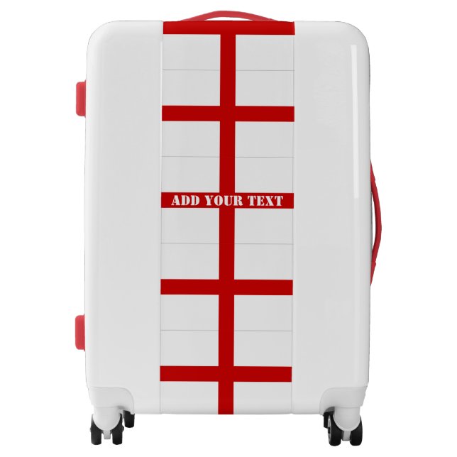 England Flag Football Soccer Worlds flags Luggage (Front)
