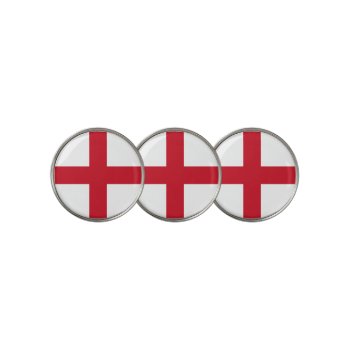 England Flag Golf Ball Marker by FlagGallery at Zazzle