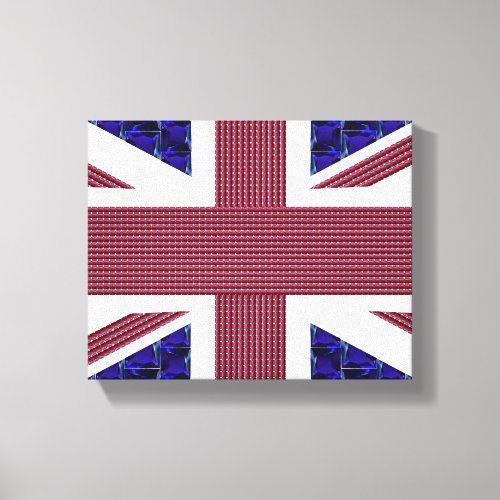  England Flag Great Britain Flag Canvas Print