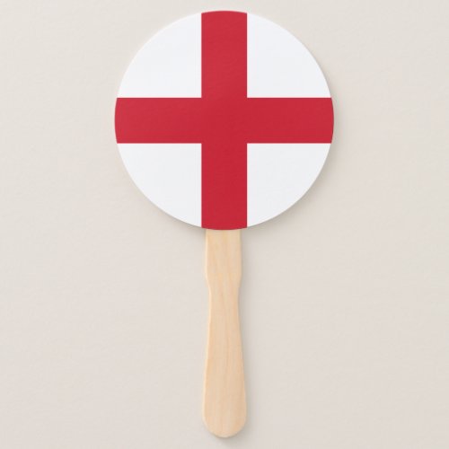 England Flag Hand Fan