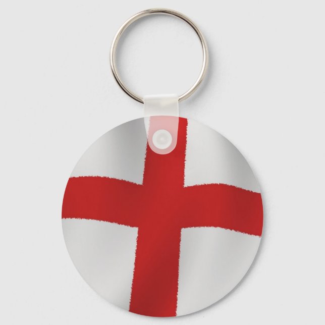England Flag Keychain (Front)