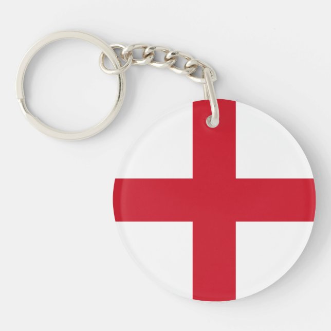 England Flag Keychain (Front)