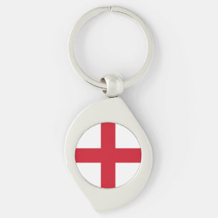 England Flag Keychain