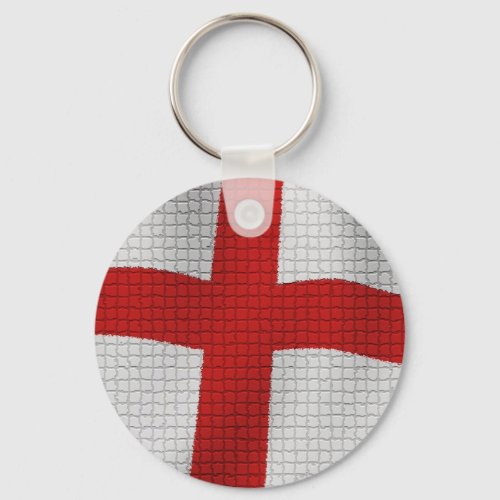 England Flag Keychain