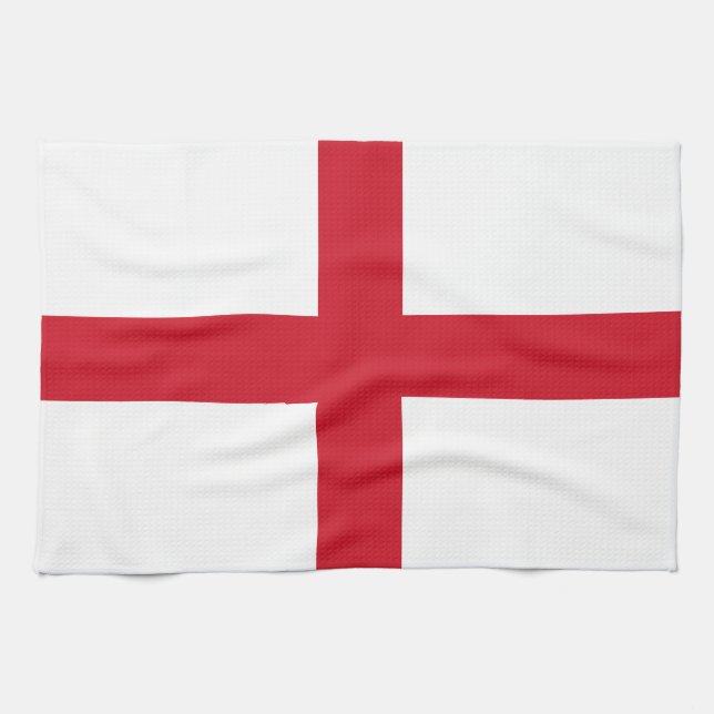 England Flag Kitchen Towel (Horizontal)