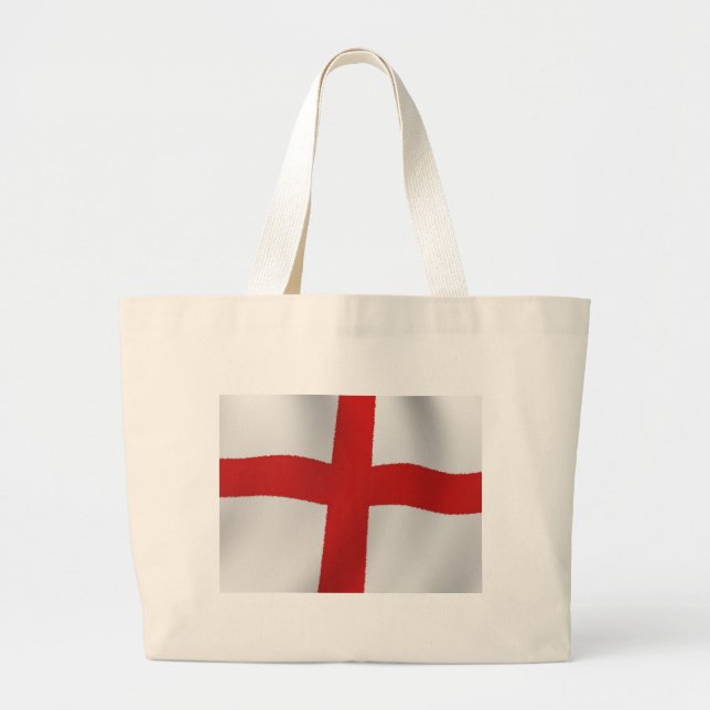 England Flag Large Tote Bag (Front)