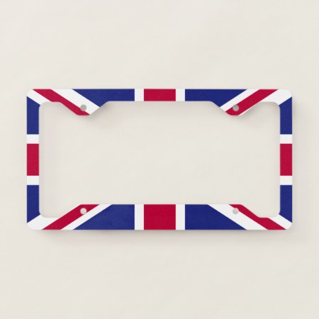 England Flag License Plate Frame