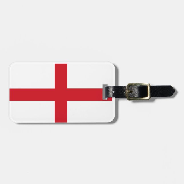 England flag luggage tag (Front Horizontal)