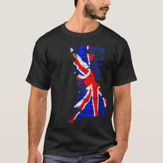 England Flag Map 02 T T-Shirt
