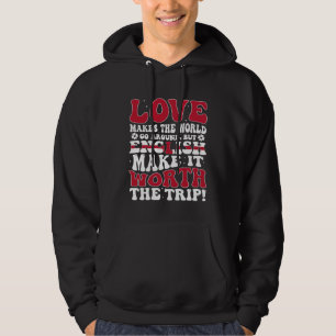 England Flag Men & Women Cute Til English Hoodie