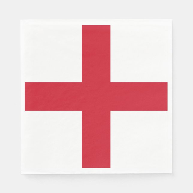 England Flag Napkins (Front)