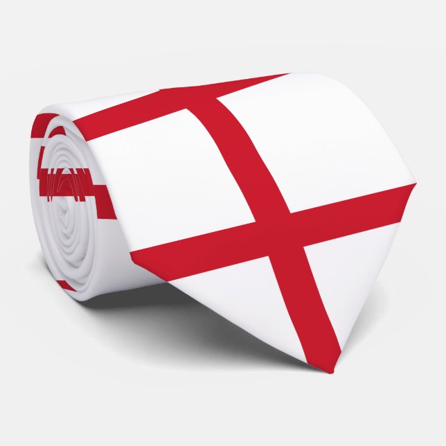 England Flag Neck Tie (Rolled)