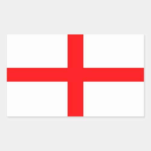 England Flag of St George Rectangular Sticker