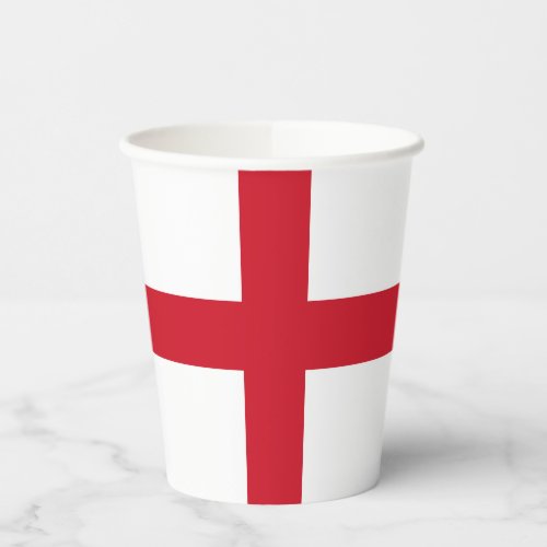 England Flag Paper Cups