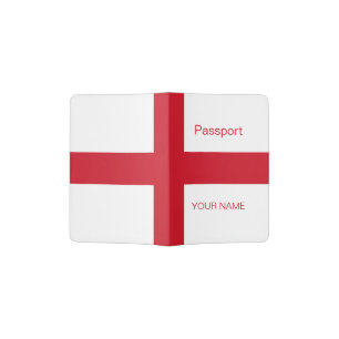England Flag Passport Holder
