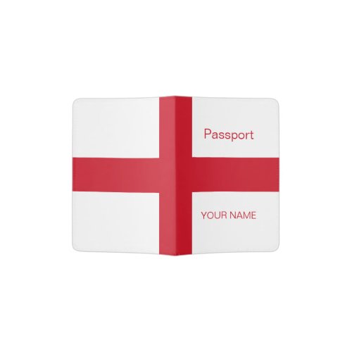 England Flag Passport Holder