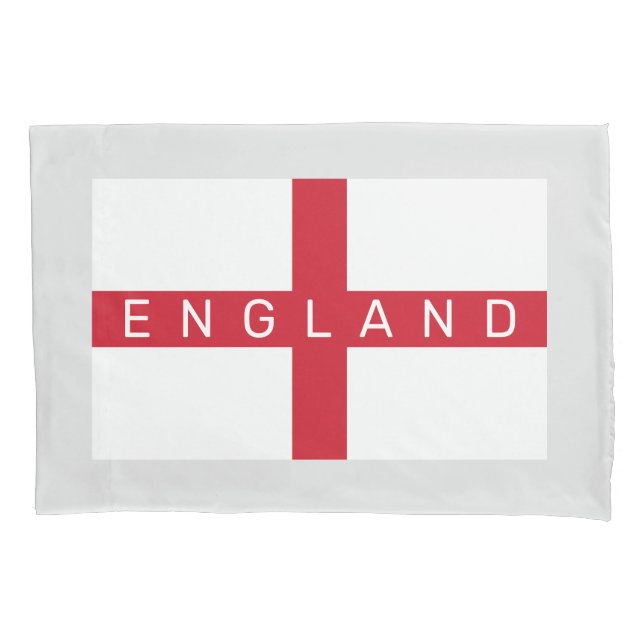 England flag pillowcase sleeve for bed (Front)
