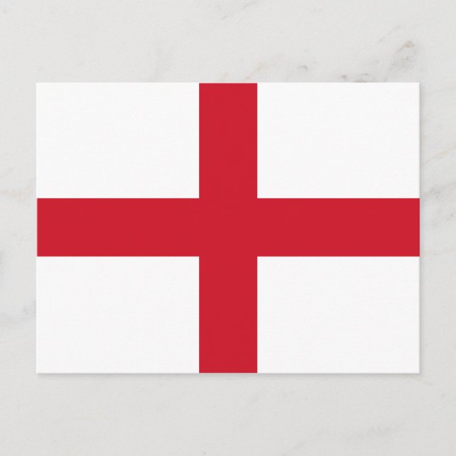 England Flag Postcard (Front)