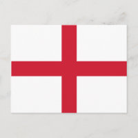 England Flag Postcard