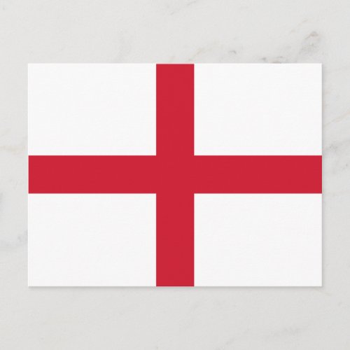 England Flag Postcard