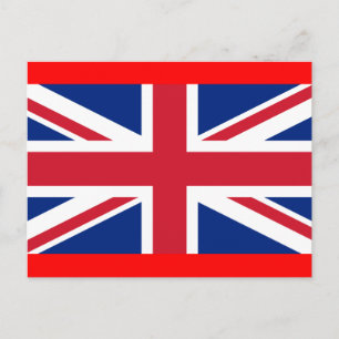 england flag postcard