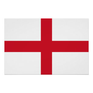 England Flag Poster