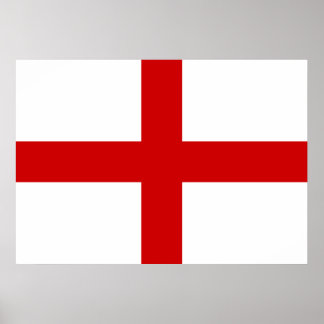 England Flag Poster