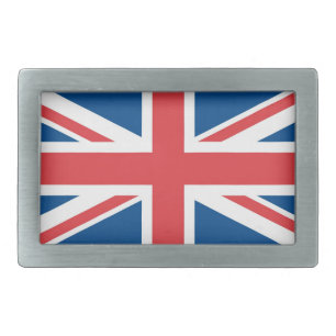 ENGLAND FLAG RECTANGULAR BELT BUCKLE