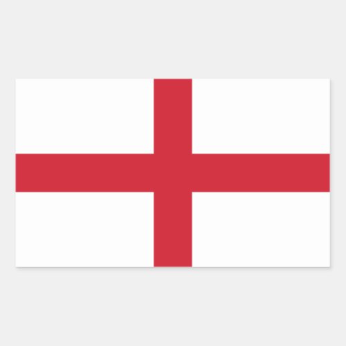 England flag rectangular sticker