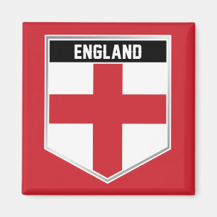 England Flag Shield Magnet
