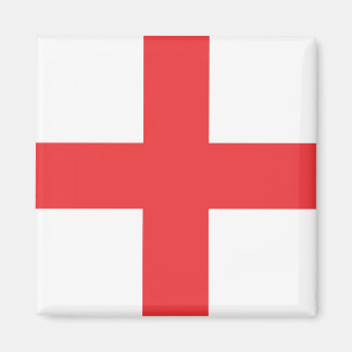 England Flag Square Magnet