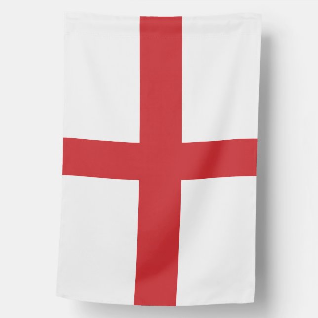 England Flag St George Cross Red White (Front)