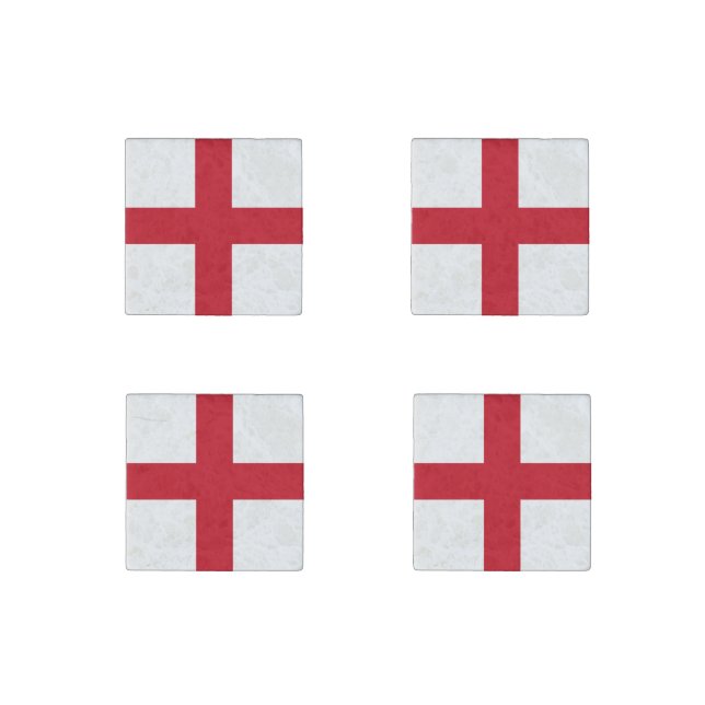 England Flag Stone Magnet (Front)