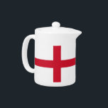 England Flag Teapot<br><div class="desc">Elegant Teapot with Flag of England. This product its customizable.</div>