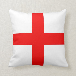 England Flag Throw Pillow