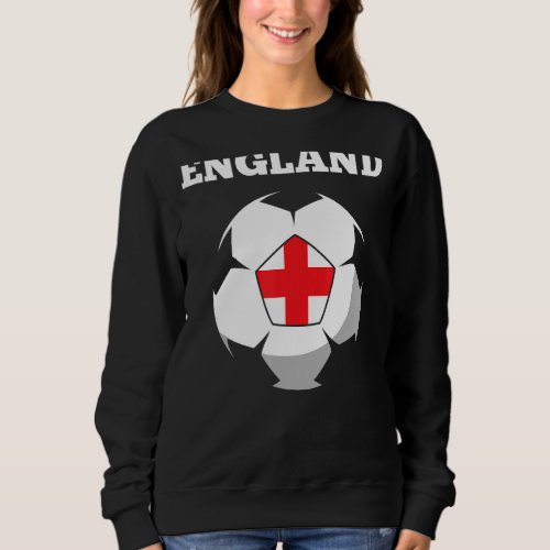 England Flag Vintage Distressed England Retro Flag Sweatshirt