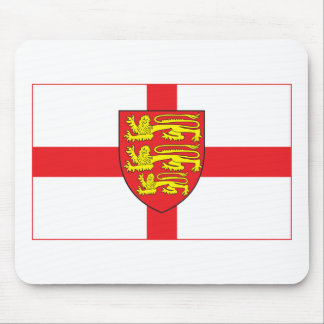 England Flag with coat of arms Mousepad